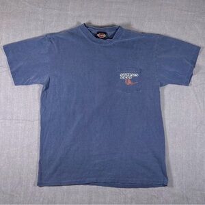 Vintage 1999 Harley-Davidson Sturgis Rally Pocket T-Shirt Blue Size Large